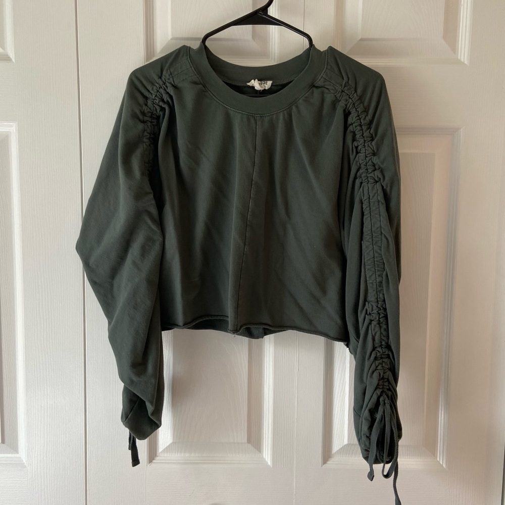 Open Edit cropped sweatshirt